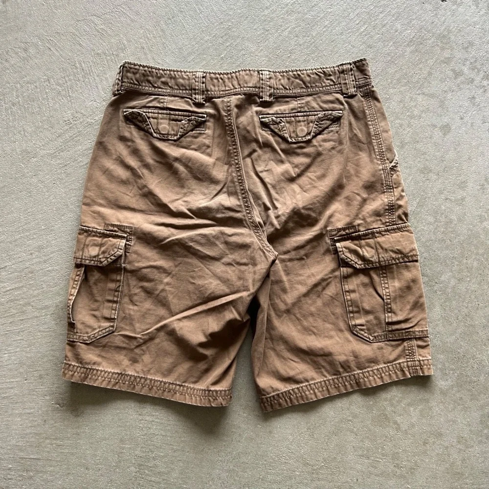 Vintage Nike ACG Cargo Shorts Size 34 Brown All Conditions Gear Outdoor Hiking